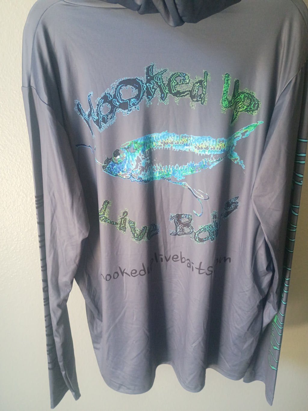 Hooked up fishing shirt