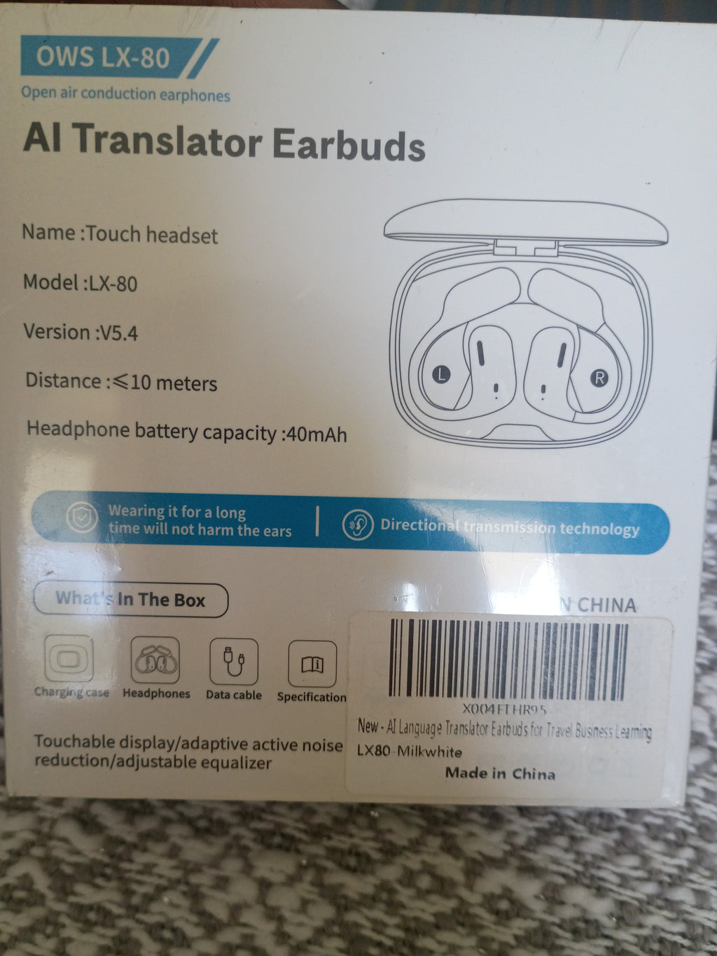 AI translator earbuds