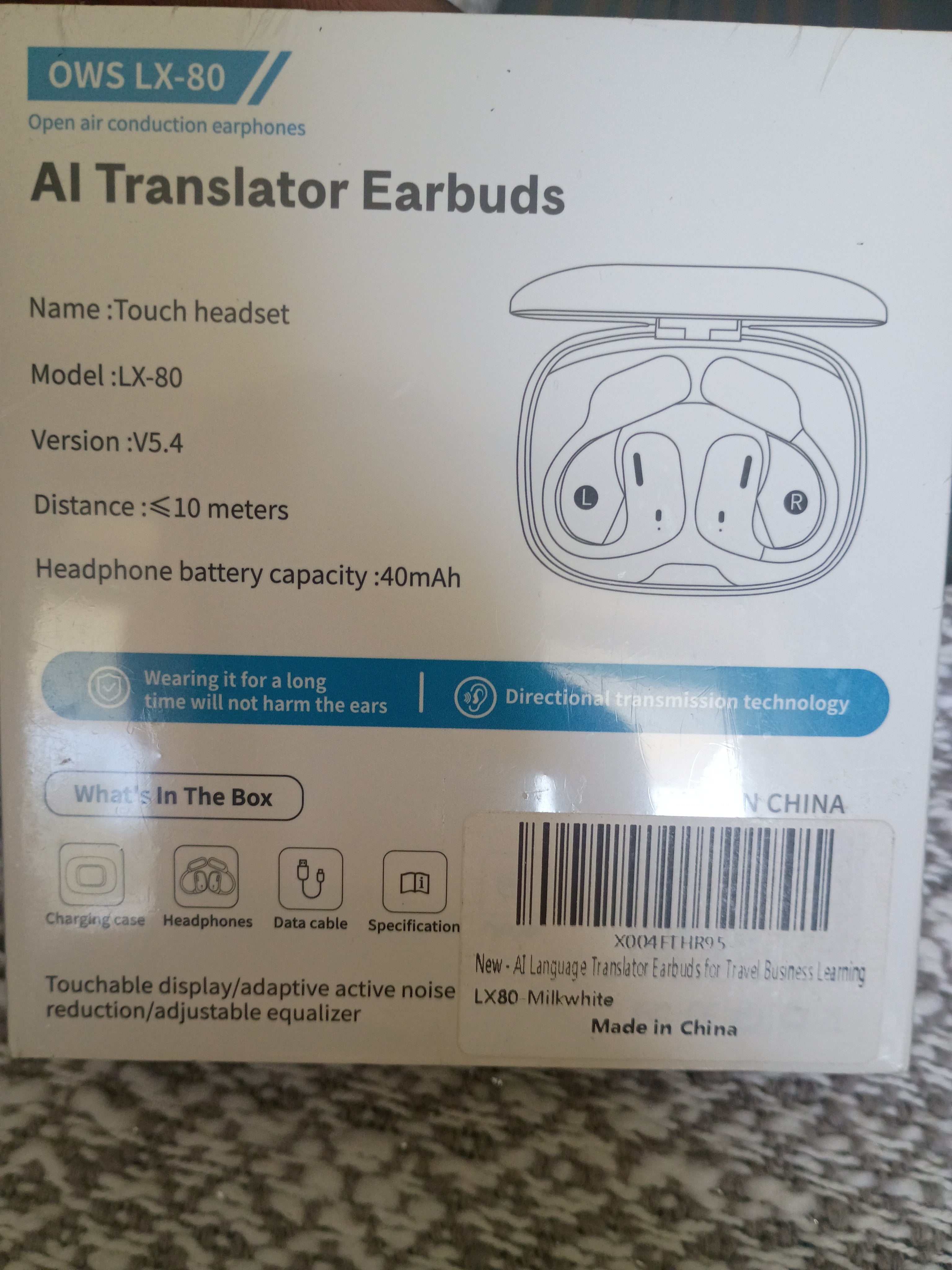 AI translator earbuds