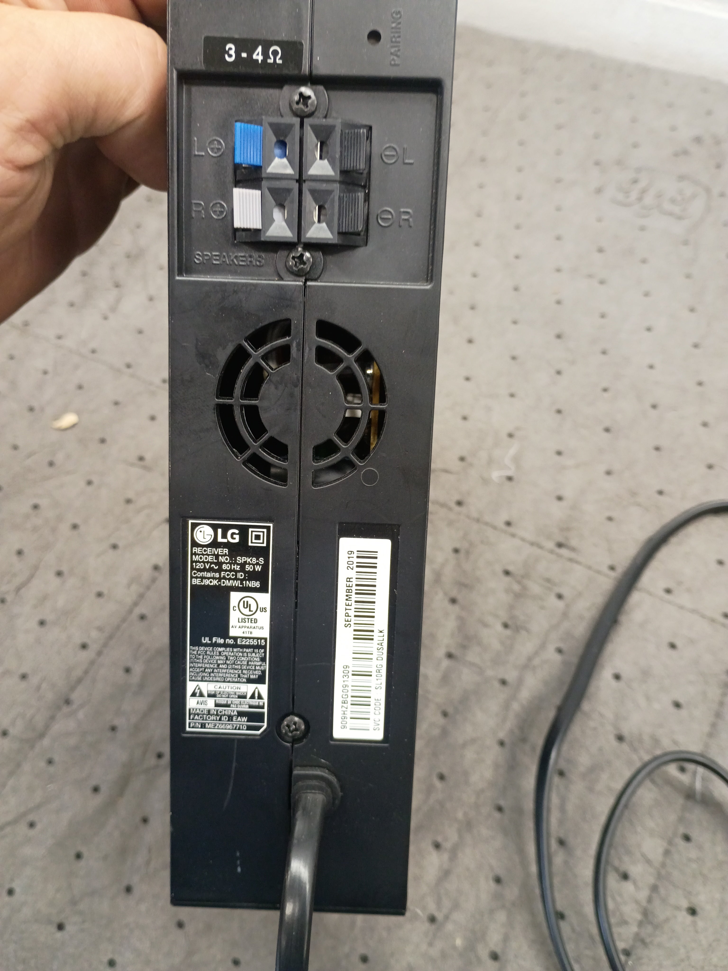 Standby link wireless receiver
